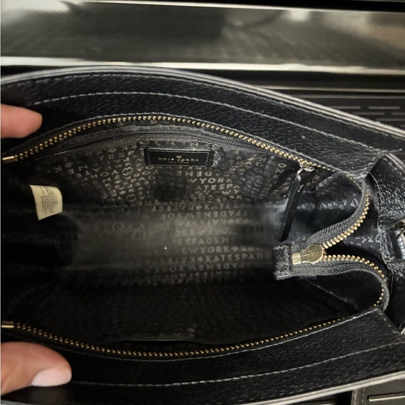 Kate Spade Black Textured Crossbody Bag - Picture 2 of 3